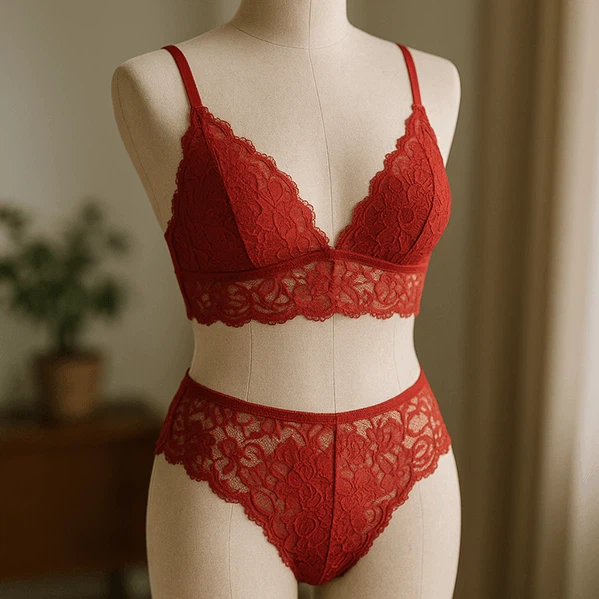 red lace underwear set red lace underwear set